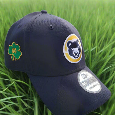 South Bend Cubs New Era 39Thirty University of Notre Dame Co-Branded Stretch Fit Cap