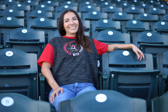 Albuquerque Isotopes Tee-Wmn Circle Crop Top