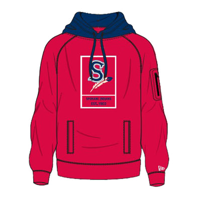 Spokane Indians New Era Red Club Hoodie