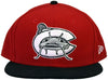 Carolina Mudcats Red New Era 5950 On-Field Cap