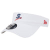 Spokane Indians NE White Visor