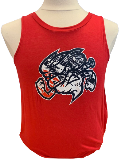 Omaha Storm Chasers Men's New Era Red Vortex Tank