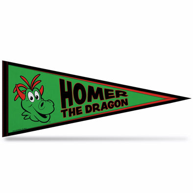 Charlotte Knights RICO Homer the Dragon Pennant