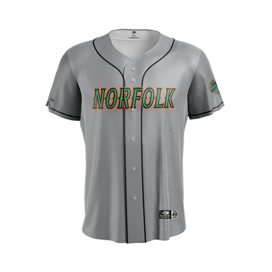 Norfolk Tides Authentic Road Jersey