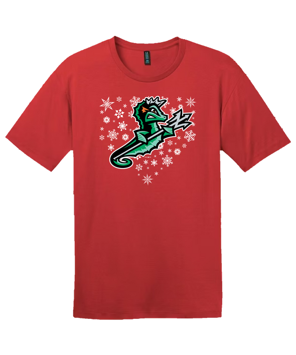 Norfolk Tides Holiday Snow Plate Like Home T-Shirt