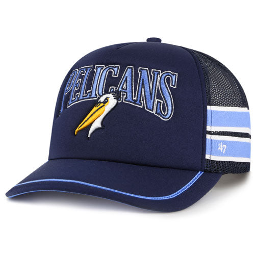 Myrtle Beach Pelicans 47 Brand Navy Alternate Sideband Trucker Cap