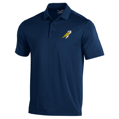 Myrtle Beach Pelicans Under Armour Navy Alternate T2G Polo