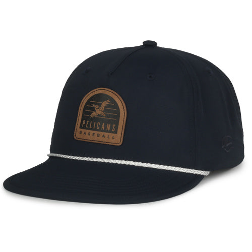Myrtle Beach Pelicans Outdoor Cap Navy City Camper Snapback Cap