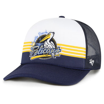 Myrtle Beach Pelicans 47 Brand Navy Primary Liftoff Trucker Cap