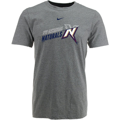 NWA Naturals S/S Gray Cotton MiLB 339 Tee