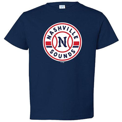 Nashville Sounds Toddler Navy Primary Logo T