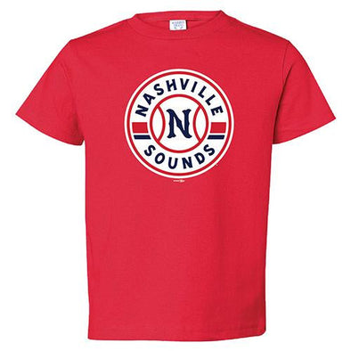 Nashville Sounds Toddler Red Primary Logo T