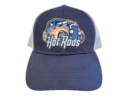 Hot Rods Navy/White Snapback Cap