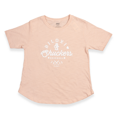 Natalie Slub Relaxed Tee Cameo Pink