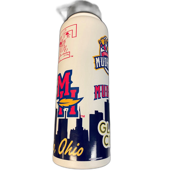 Toledo Mud Hens Native 34 oz. Quencher Bottle