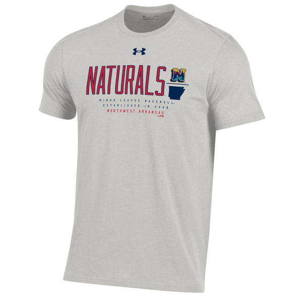 Naturals MiLB Est Silver Performance Tee