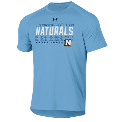 Naturals Repeating Light Blue Tech Tee 2.0