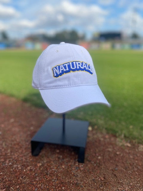 Naturals White Wordmark Adjustable Cap