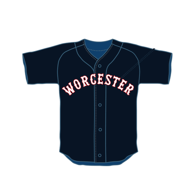 Worcester Red Sox Navy Worcester Replica Jersey