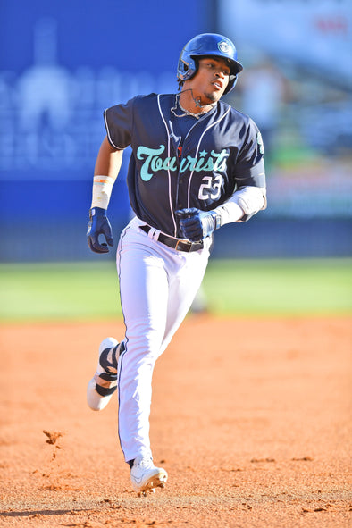 The Asheville Tourists 2025 Game Worn Navy Jersey