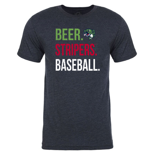 Gwinnett Stripers Beer &Stripers & Baseball TEE