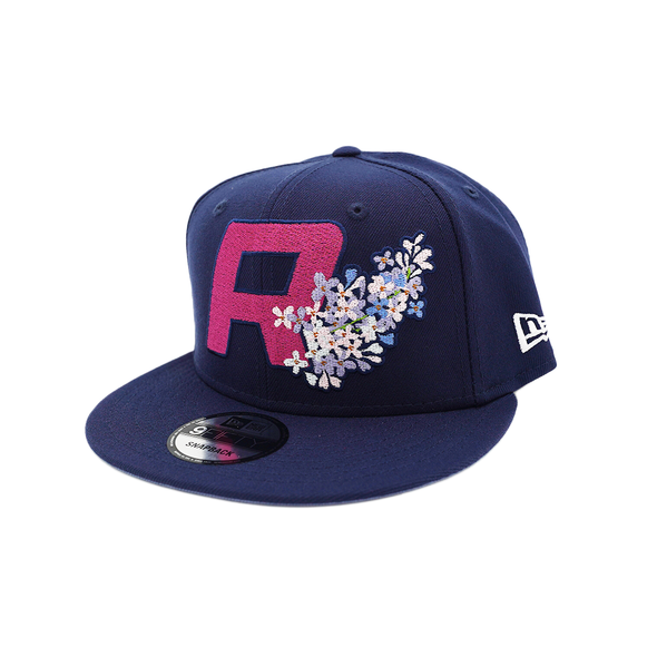 Rochester Red Wings ROC the Lilac Navy Snapback Cap