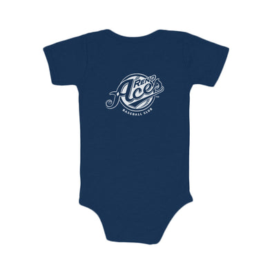 Reno Aces Navy Baby Onesie