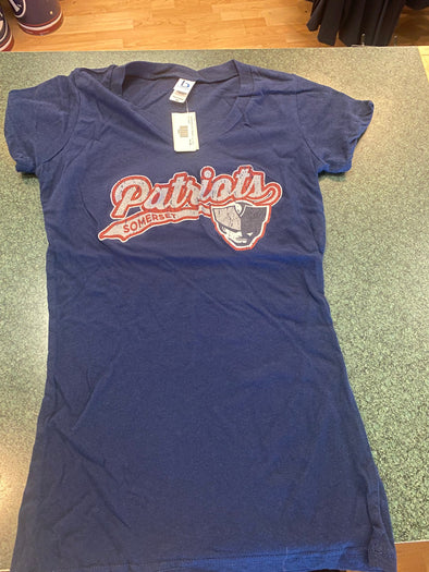 Somerset Patriots Youth Perfect Fit Navy Tee