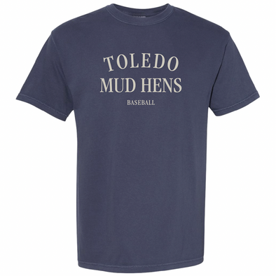 Toledo Mud Hens Navy Puff Print Comfort T