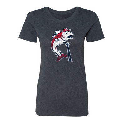 Tacoma Rainiers 108 Stitches Women's Navy Slammin' Sam Tee