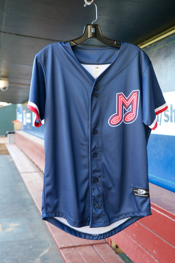 Memphis Redbirds Navy Away Replica Jersey