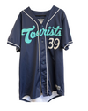 The Asheville Tourists 2025 Game Worn Navy Jersey