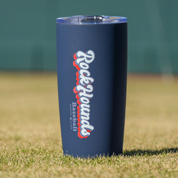 Midland RockHounds Navy Ceramic Tumbler