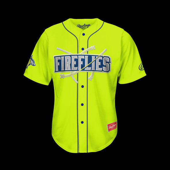 Fireflies Men's Authentic replica Jersey - Neon