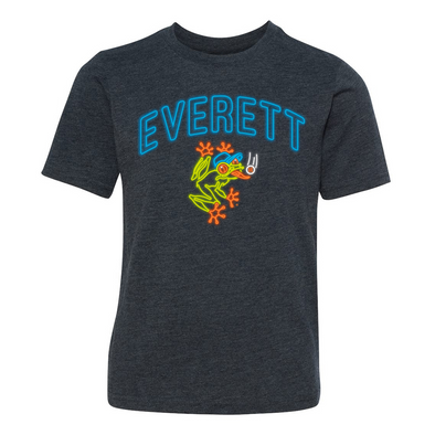 Everett AquaSox Youth Neon Tee