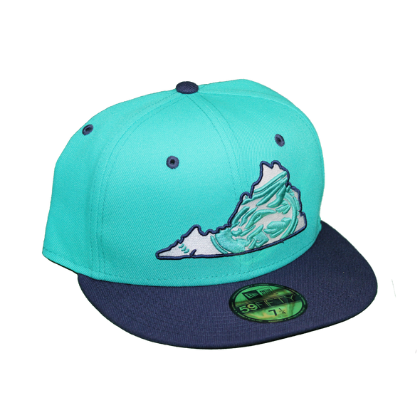 Hillcats High Crown Teal Fitted Cap (Limited Supply Available)