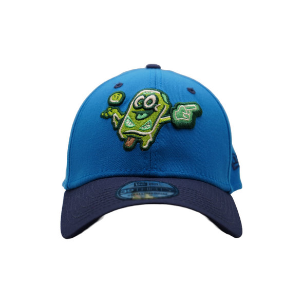 Beloit Sky Carp New Era 39Thirty COPA Lime Las Paletas Hat