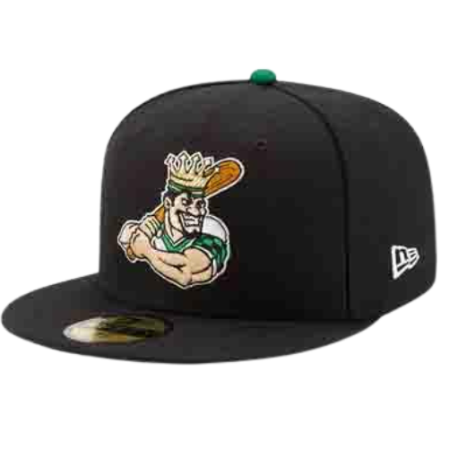 Clinton LumberKings New Era 59Fifty Fitted - Black Louie Fitted Cap