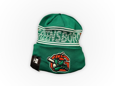 New Era Green Knit Cap w/Cuff