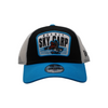 Beloit Sky Carp New Era Youth Blue Home Patch Trucker Hat