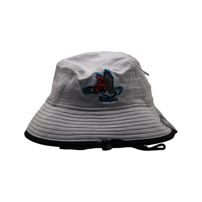 Beloit Sky Carp New Era Silver Home Bucket Hat