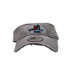 Beloit Sky Carp New Era Silver Home Visor E1