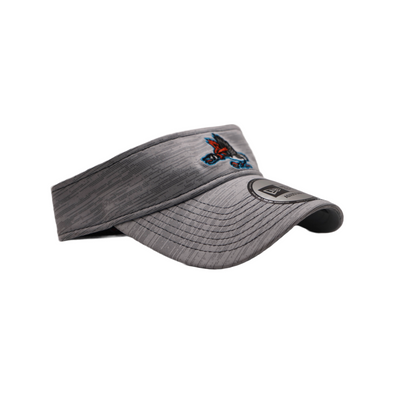 Beloit Sky Carp New Era Silver Home Visor E1