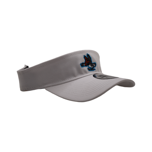 Beloit Sky Carp New Era White Visor