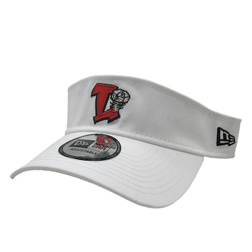 Lansing Lugnuts New Era White Visor