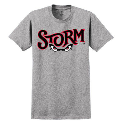 Lake Elsinore Storm New Wordmark Tee - Grey