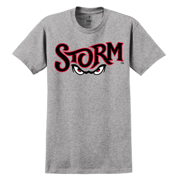 Lake Elsinore Storm New Wordmark Tee - Grey