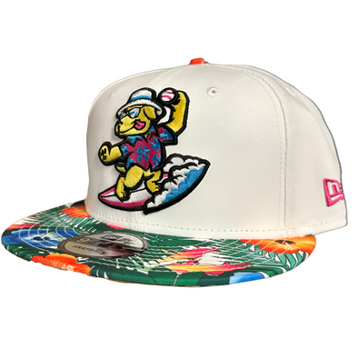 Clearwater BeachDogs New Era Floral 9FIFTY Snapback