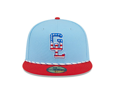 Great Lakes Loons 2025 New Era Stars and Stripes 59FIFTY Cap