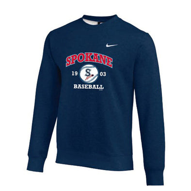 Spokane Indians Nike Navy Club Crew